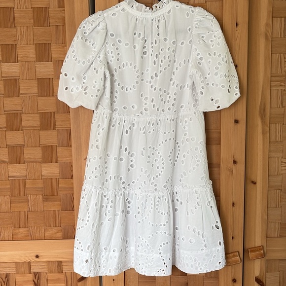 Tuckernuck Palmer White Eyelet Mini Dress XS - Picture 3 of 15